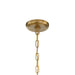 Crystorama - 136-VG - Six Light Chandelier - Calypso - Vibrant Gold