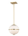 Crystorama - 2112-AG - One Light Chandelier - Truax - Aged Brass