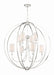 Crystorama - 2246-PN - Eight Light Chandelier - Sylvan - Polished Nickel