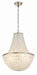 Crystorama - BRI-3006-SA - Six Light Chandelier - Brielle - Antique Silver