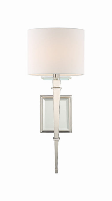 Crystorama - CLI-231-PN - One Light Wall Sconce - Clifton - Polished Nickel