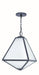 Crystorama - GLA-9705-OP-BC - Three Light Outdoor Chandelier - Glacier - Black Charcoal