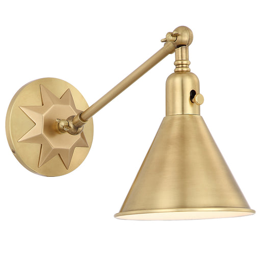 Crystorama - MOR-8800-AG - One Light Wall Sconce - Morgan - Aged Brass