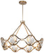 Crystorama - QUI-7628-DT - Eight Light Chandelier - Quincy - Distressed Twilight