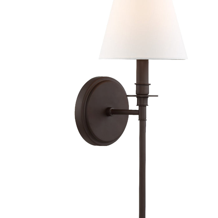 Crystorama - RIV-382-DB - One Light Wall Sconce - Riverdale - Dark Bronze