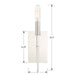 Crystorama - VER-241-PN - One Light Wall Sconce - Veronica - Polished Nickel