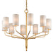 Troy Lighting - F6169-GL - Ten Light Chandelier - Juniper - Gold Leaf