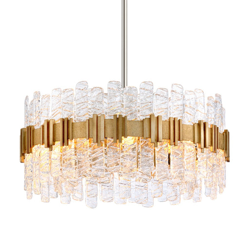 Corbett Lighting - 256-48-WSL - Eight Light Chandelier - Ciro - Warm Silver Leaf