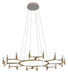 Corbett Lighting - 258-016-WSL - LED Chandelier - Nexus - Satin Silver Leaf