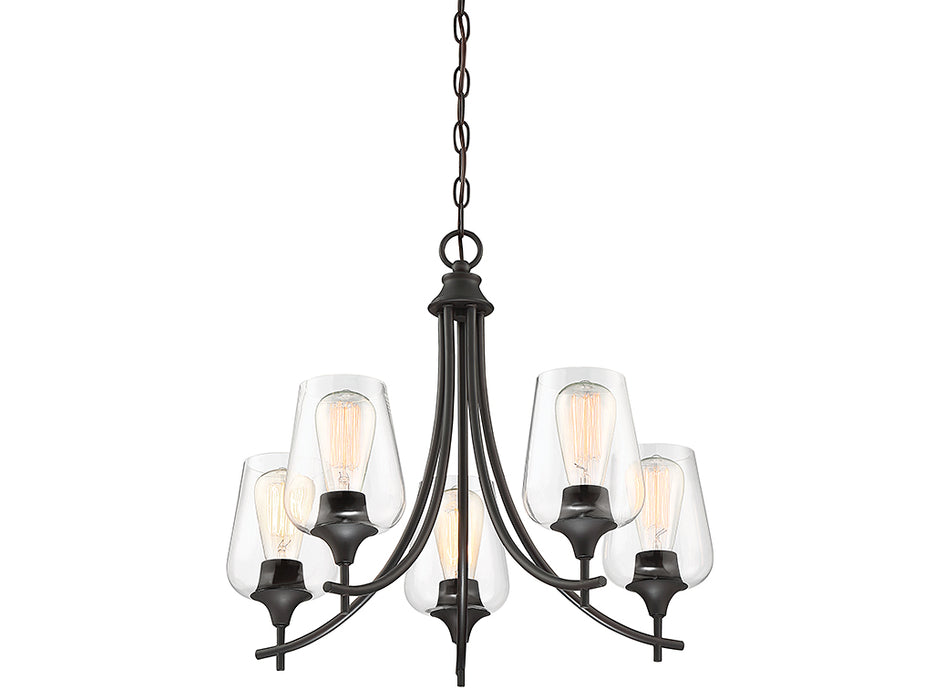 Savoy House - 1-4032-5-13 - Five Light Chandelier - Octave - English Bronze