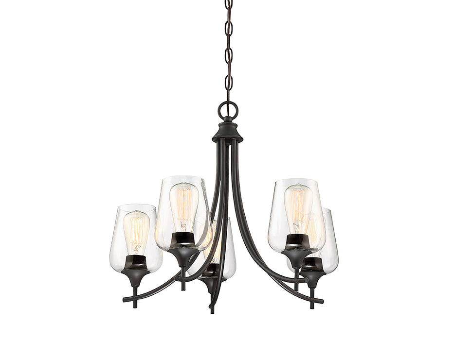 Savoy House - 1-4032-5-13 - Five Light Chandelier - Octave - English Bronze