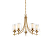 Savoy House - 1-4032-5-322 - Five Light Chandelier - Octave - Warm Brass