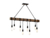 Savoy House - 1-990-8-41 - Eight Light Linear Chandelier - Burgess - Durango