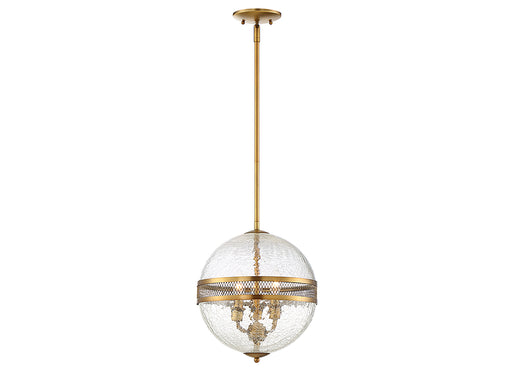 Savoy House - 7-200-3-322 - Three Light Pendant - Stirling - Warm Brass