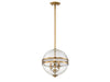 Savoy House - 7-200-3-322 - Three Light Pendant - Stirling - Warm Brass