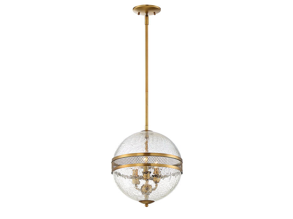 Savoy House - 7-200-3-322 - Three Light Pendant - Stirling - Warm Brass