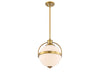 Savoy House - 7-3102-1-322 - One Light Pendant - Westbourne - Warm Brass