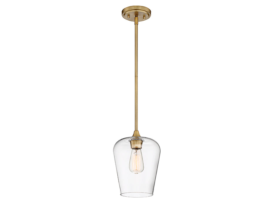 Savoy House - 7-4036-1-322 - One Light Pendant - Octave - Warm Brass