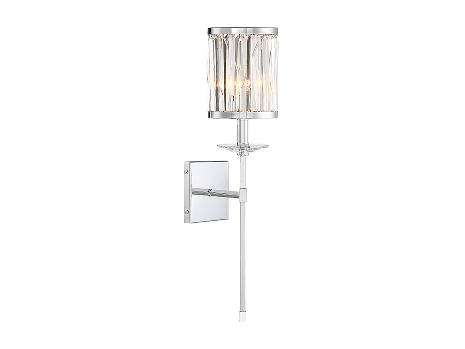 Savoy House - 9-400-1-11 - One Light Wall Sconce - Ashbourne - Polished Chrome