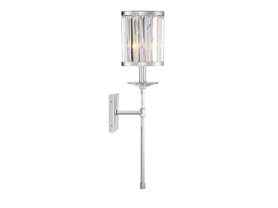 Savoy House - 9-400-1-11 - One Light Wall Sconce - Ashbourne - Polished Chrome