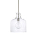 Capital Lighting - 325712BN - One Light Pendant - Crawford - Brushed Nickel