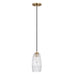 Capital Lighting - 328611AD-450 - One Light Pendant - Casper - Aged Brass