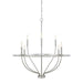 Capital Lighting - 428581BN - Eight Light Chandelier - Greyson - Brushed Nickel