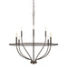 Capital Lighting - 428581BZ - Eight Light Chandelier - Greyson - Bronze