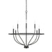 Capital Lighting - 428581MB - Eight Light Chandelier - Greyson - Matte Black