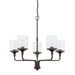 Capital Lighting - 428851BZ-451 - Five Light Chandelier - Colton - Bronze