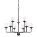 Capital Lighting - 428891BZ-451 - Nine Light Chandelier - Colton - Bronze