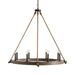 Capital Lighting - 429681NG - Eight Light Chandelier - Tybee - Nordic Grey