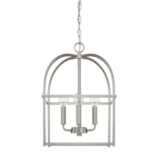 Capital Lighting - 527542BN - Four Light Foyer Pendant - Aubrey - Brushed Nickel