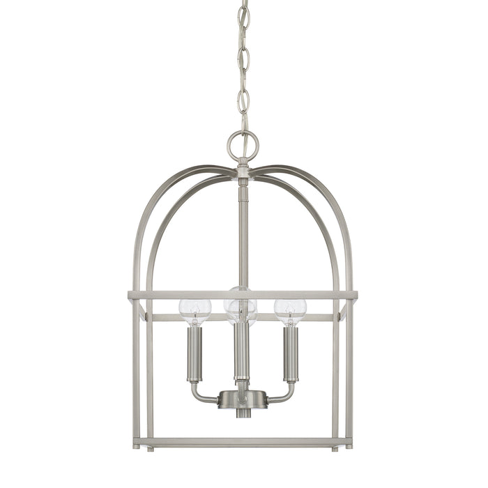 Capital Lighting - 527542BN - Four Light Foyer Pendant - Aubrey - Brushed Nickel