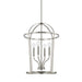 Capital Lighting - 528541BN - Four Light Foyer Pendant - Greyson - Brushed Nickel