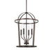 Capital Lighting - 528541BZ - Four Light Foyer Pendant - Greyson - Bronze