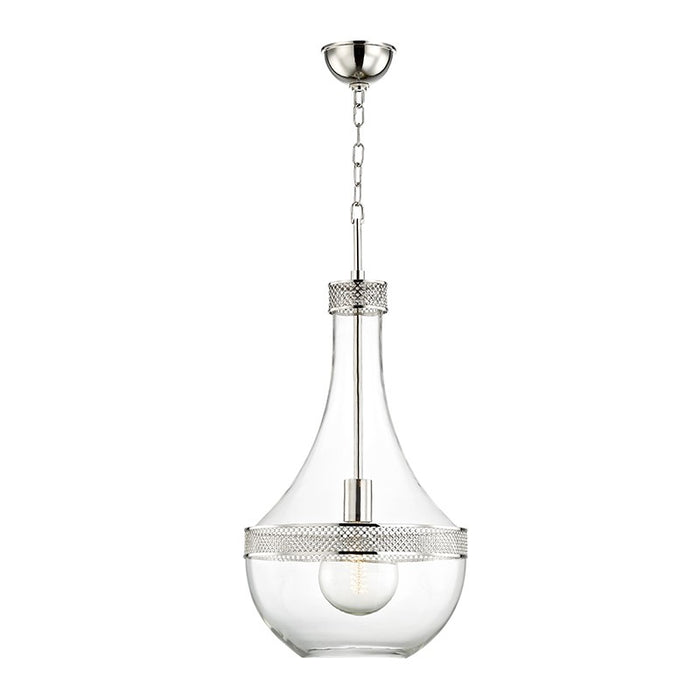 Hudson Valley - 1814-PN - One Light Pendant - Hagen - Polished Nickel