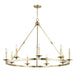 Hudson Valley - 3209-AGB - Nine Light Chandelier - Allendale - Aged Brass