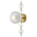 Hudson Valley - 6400-AGB - One Light Wall Sconce - Calypso - Aged Brass