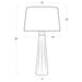 Regina Andrew - 13-1051 - One Light Table Lamp - Beretta - Natural