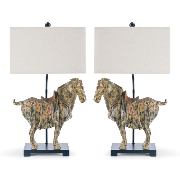 Regina Andrew - 13-1111 - One Light Table Lamp - Dynasty - Distressed Painted