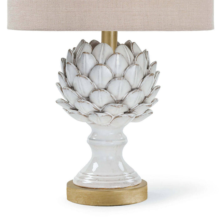 Regina Andrew - 13-1194 - One Light Table Lamp - Leafy - White