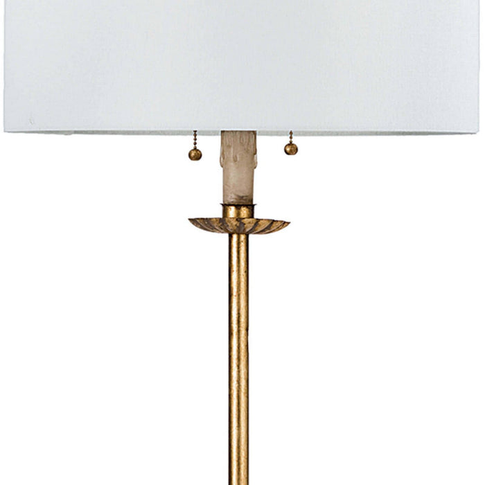 Regina Andrew - 14-1015 - Two Light Floor Lamp - Clove - Antique Gold Leaf