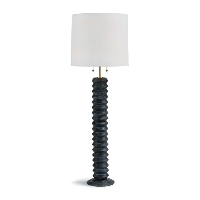 Regina Andrew - 14-1018EB - Two Light Floor Lamp - Accordion - Ebony