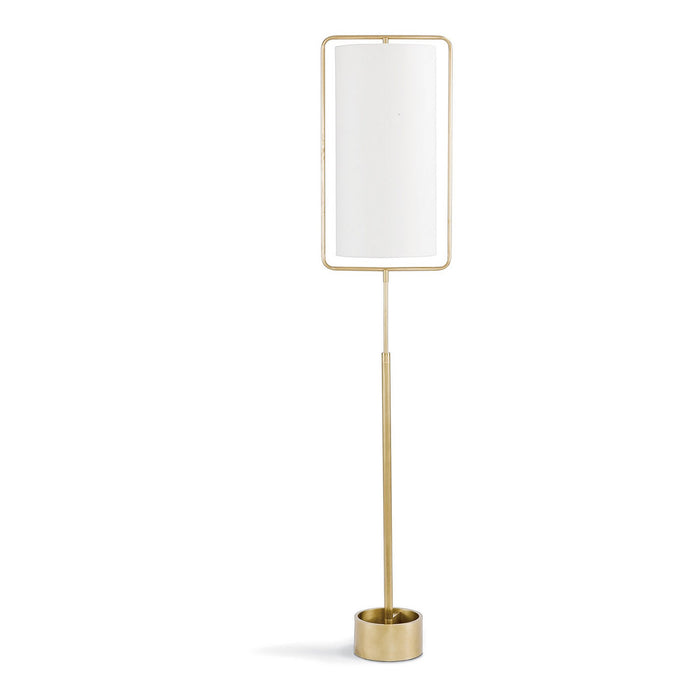 Regina Andrew - 14-1019NB - One Light Floor Lamp - Geo - Natural Brass