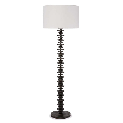 Regina Andrew - 14-1020EB - One Light Floor Lamp - Fishbone - Ebony