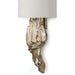 Regina Andrew - 15-1011AMBSL - Two Light Wall Sconce - Driftwood - Ambered Silver Leaf