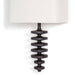 Regina Andrew - 15-1051EB - One Light Wall Sconce - Fishbone - Ebony