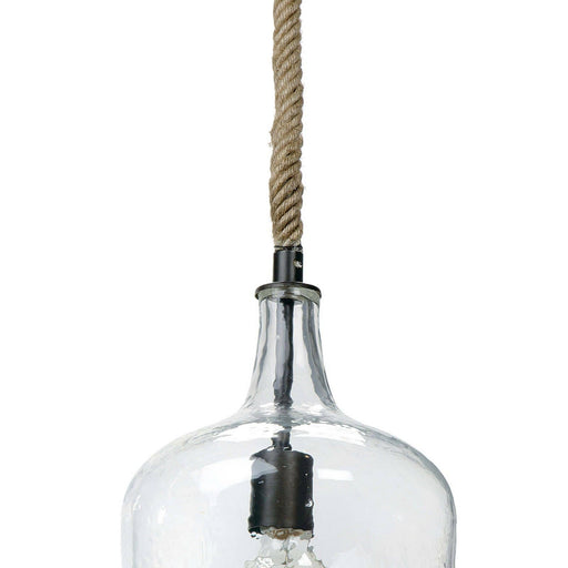 Regina Andrew - 16-1030 - One Light Pendant - Hammered - Clear