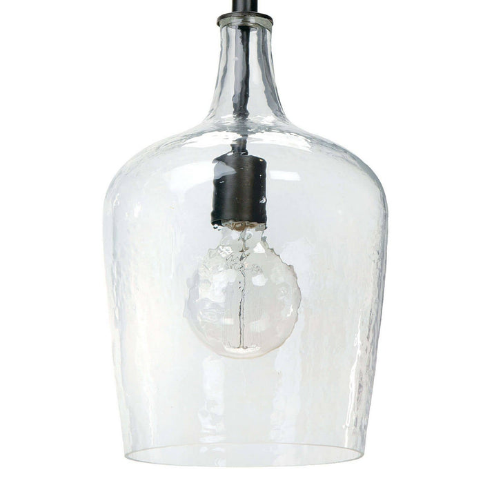 Regina Andrew - 16-1030 - One Light Pendant - Hammered - Clear